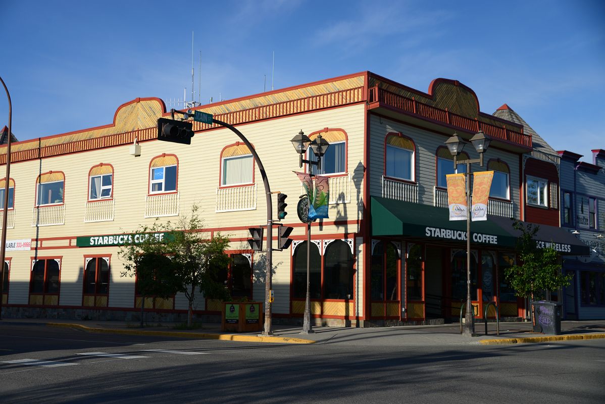 14B Starbucks Coffee At The Intersection Of Main And 2nd Ave In Whitehorse Yukon